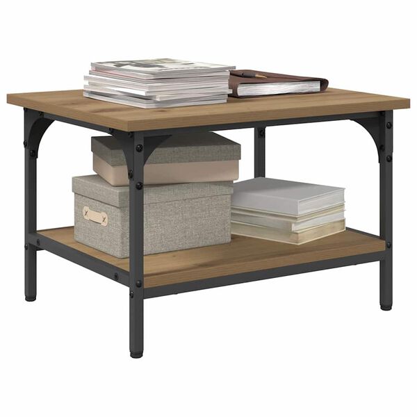 vidaXL Printer Stand Artisan Oak 50 x 40 x 38 cm Engineered Wood