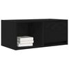 vidaXL TV Cabinets 2 pcs Black Oak 60x31x25.5 cm Engineered Wood