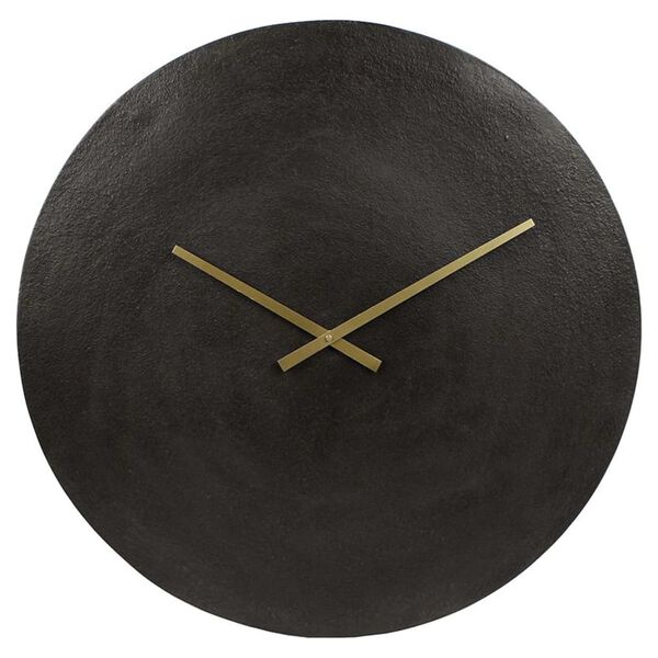 Gifts Amsterdam Wall Clock Moon L Aluminium Black 38cm