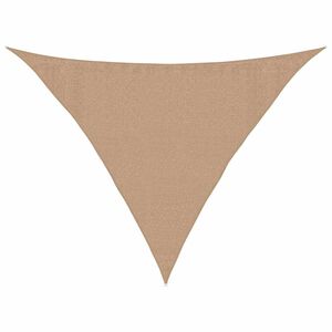 vidaXL Sunshade Sail 160 g/m&sup2; Taupe 3.5x3.5x4.9 m HDPE