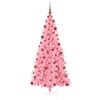 vidaXL Christmas Tree with 300 LEDs with Stand Pink 180 cm PVC