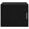 vidaXL Wall Cabinet Black oak 50 x 42.5 x 40 cm Engineered wood