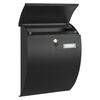 Practo Garden Mailbox Sheffield Black