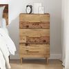 vidaXL Bedside Cabinet Old Wood 40 x 40 x 66 cm Engineered Wood