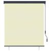 vidaXL Outdoor Roller Blind 140x250 cm Cream