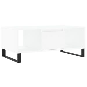 vidaXL Coffee Table White 90x50x36,5 cm Engineered Wood