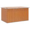 vidaXL Outdoor Storage Box Galvanised Steel 171 x 99 x 93 cm Wood-like