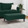 vidaXL Footstool Dark Green 77x55x31 cm Velvet