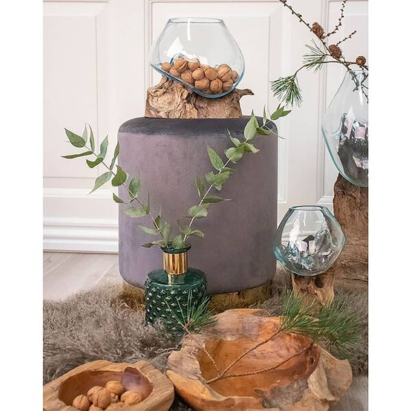 House Nordic Pouf Myla Grey