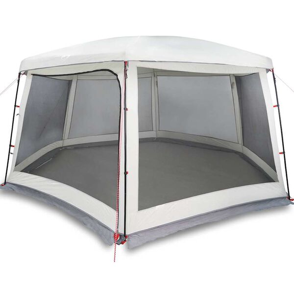 vidaXL Pool Tent with Removable Fly & Mesh Walls Grey 670x590 cm