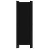 vidaXL 6-Panel Room Divider Black 300x180 cm