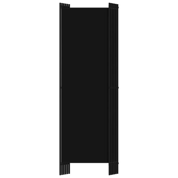 vidaXL 6-Panel Room Divider Black 300x180 cm
