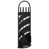 vidaXL 5 Piece Fireplace Tool Set 23x15x66 cm Steel