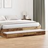 vidaXL Bed Drawers Old Wood 180 x 36.5 x 16.5 cm Engineered Wood