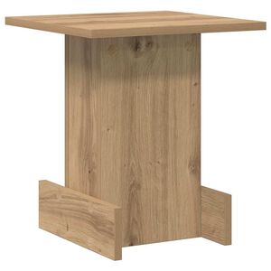 vidaXL End Table Artisan Oak 35.5 x 35 x 40 cm Engineered Wood