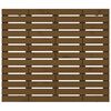 vidaXL Wall Headboard Honey Brown 126x3x91.5 cm Solid Wood Pine