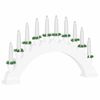 vidaXL Christmas Candle Arch with 10 LED Candles White 47 x 5 x 29 cm