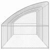 vidaXL Dog Kennel 3 pcs Silver 6 x 2 x 2 m Galvanised steel