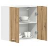 vidaXL Kitchen Wall Cabinet Lyon&nbsp;Artisan Oak&nbsp;60x31x60 cm Engineered Wood