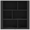 vidaXL Sideboard Black 80x30x80 cm Engineered Wood