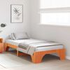 vidaXL Bed Frame Wax Brown 80 x 200 cm Solid Pine Wood