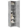 vidaXL Highboard Concrete Grey 45x42.5x185 cm Engineered Wood