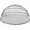 vidaXL Pool Dome Folding Manual Transparent 592 x 590 x 275 cm PVC