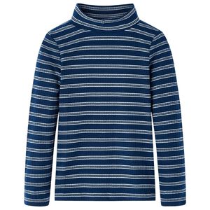Kids' T-shirt with Long Sleeves Navy Blue 128