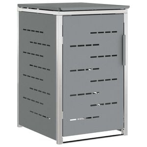 vidaXL Wheelie Bin Storage for 1 Bin 240L Grey