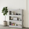 vidaXL Book Cabinet/Room Divider Grey Sonoma 80x30x103 cm Engineered wood