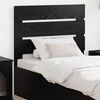 vidaXL Headboard with Headboard Black Oak 75 cm Engineered Wood