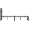 vidaXL Metal Bed Frame without Mattress Sonoma Oak 135x190 cm Double