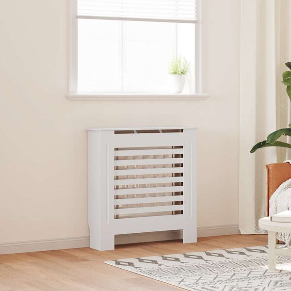 vidaXL MDF Radiator Cover White 78 cm