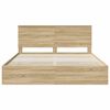 vidaXL Bed Frame with Drawer Sonoma Oak 180 x 200 cm Engineer Wood