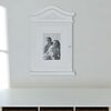 vidaXL Key Cabinet with Photo Frame White