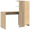 vidaXL Desk 2 pcs Sonoma Oak
