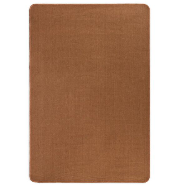 vidaXL Area Rug Jute with Latex Backing 140x200 cm Brown