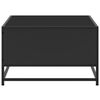 vidaXL Coffee Table Black 100x57x35 cm Engineered Wood and Metal