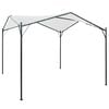 vidaXL Gazebo | White | Oxford fabric, Steel | 3x3x2.6 m | Collapsible | Gazebo