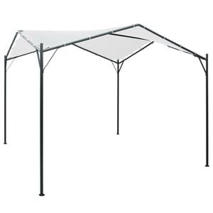 vidaXL Gazebo | White | Oxford fabric, Steel | 3x3x2.6 m | Collapsible | Gazebo