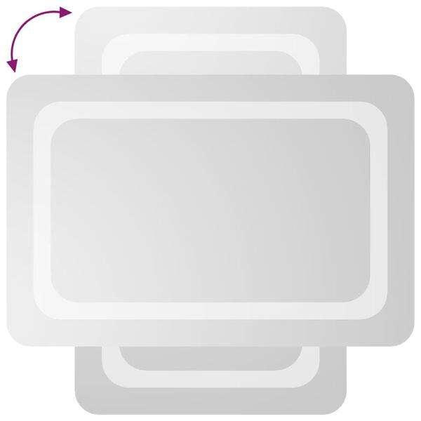 vidaXL LED Bathroom Mirror 40x60 cm