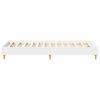 vidaXL Bed Frame No Mattress White 90x200 cm Engineered Wood