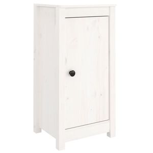vidaXL Sideboard White 39x35x80 cm Solid Wood Pine