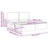 vidaXL Bed Frame Grey Sonoma 180 x 200 cm Solid Pine Wood
