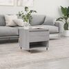 vidaXL Coffee Table Grey Sonoma 50x46x50 cm Engineered Wood