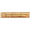 vidaXL Table Top 160x40x2,5 cm Rectangular Solid Wood Rough Mango