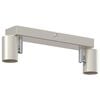 vidaXL Ceiling Spotlight Nickel 26 x 6.5 x 11.5 cm Metal