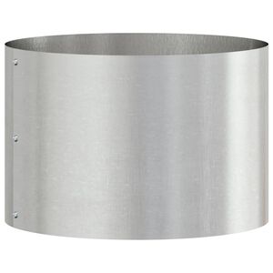 vidaXL Planter Ring Silver 30 x 30 x 20 cm Stainless Steel