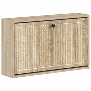 vidaXL Wall-Mounted Shoe Cabinet EDE 71 x 17 x 43 cm Engineered Wood