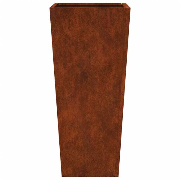 vidaXL Garden Planter 35x35x75 cm Weathering Steel